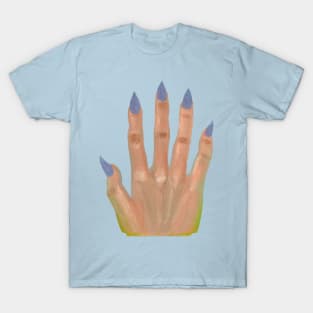 Hand - nail art painting T-Shirt